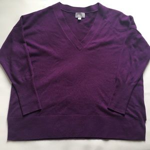 Pure Collection 100% Cashmere Sweater VNeck